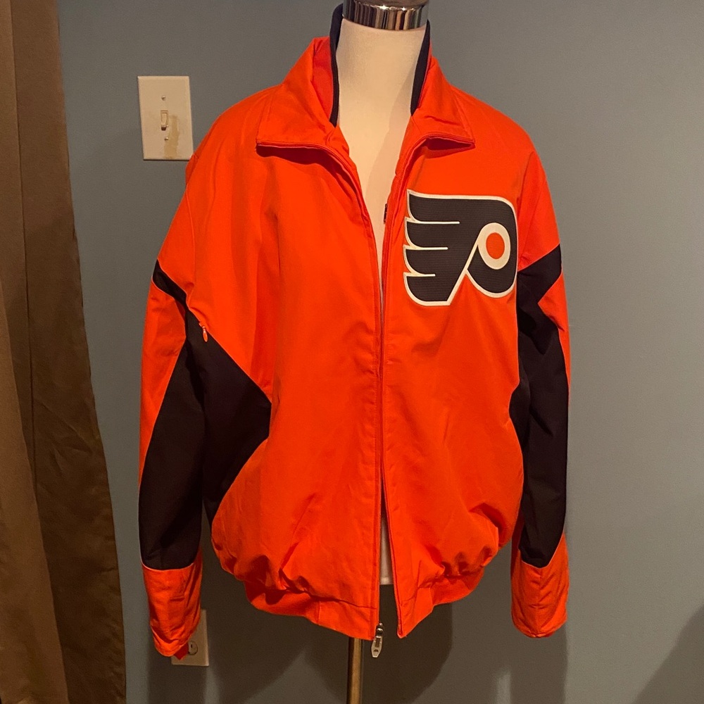 Orange and Black Flyers NHL Jacket